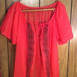 Vintage Sheer Lingerie Top